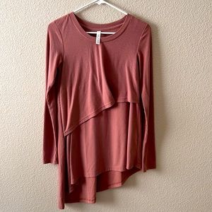 Latched Mama long sleeve, ribbed shirt.